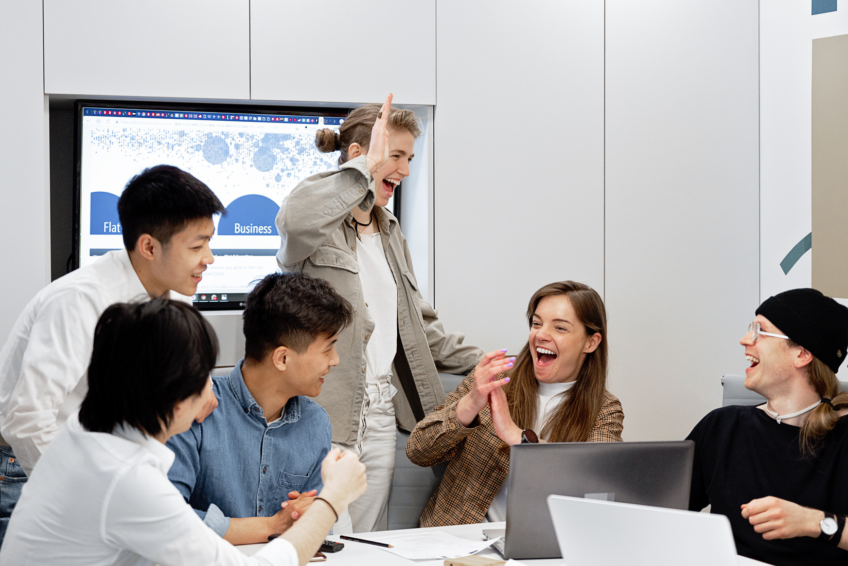 Happy People in the Office